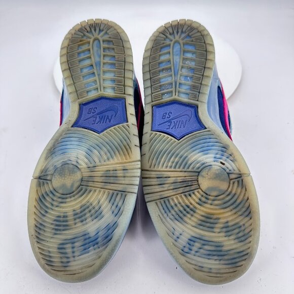 Nike SB Dunk Low Run The Jewels Men Sz 8.5 DO9404-400 Deep Royal Blue Pink Shoe - Picture 9 of 12